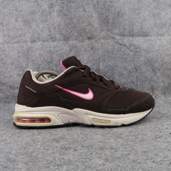Nike Shoes Womens 9 Sneaker Athletic Trainer Health Walker Air Max Leather Brown - Picture 2 of 16